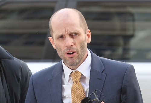 로저스 쿠팡 한국 임시대표 경찰 출석. 사진=연합뉴스