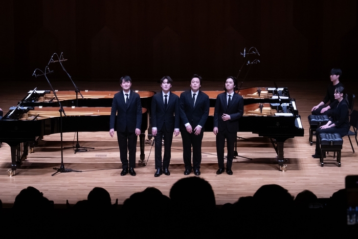 (왼쪽부터)피아니스트 김선욱, 선우예권, 조성진, 임윤찬.