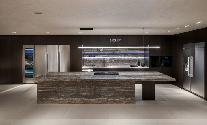 SKS 가전과 한샘 넥서스 가구로 꾸며진 SKS 쇼룸