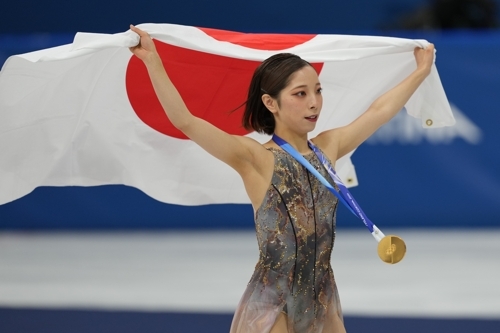 피겨 페어 금메달리스트 일본 미우라 리쿠. 사진=연합뉴스