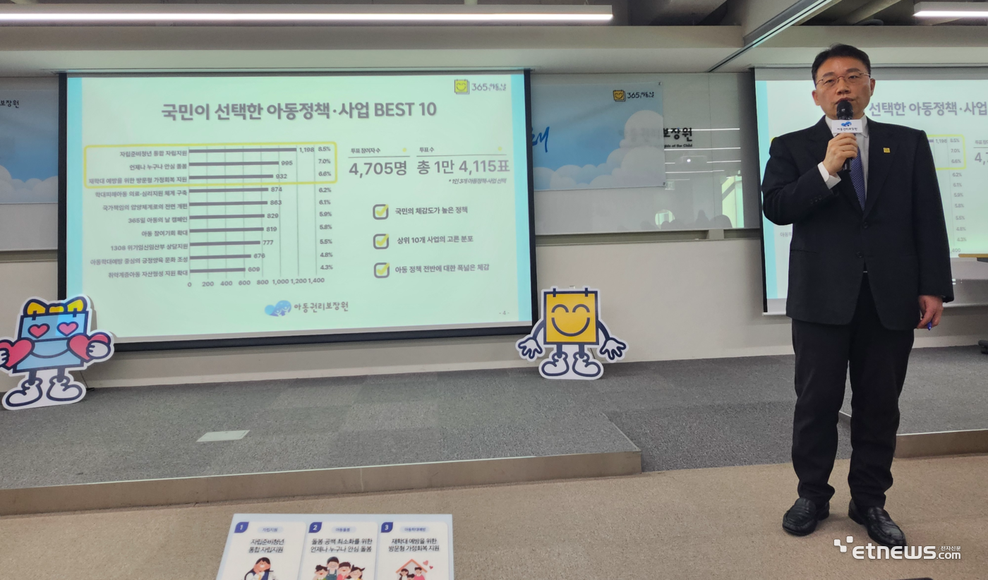 정익중 아동권리보장원 원장