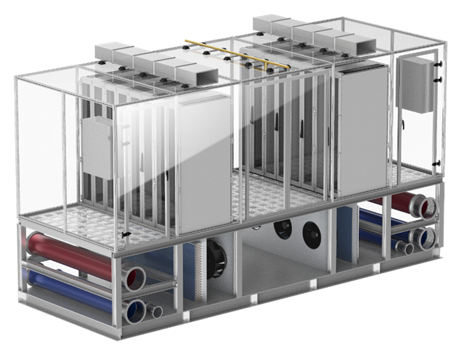 신성이엔지 AIO(All In One) 모듈 구조도. 신성이엔지