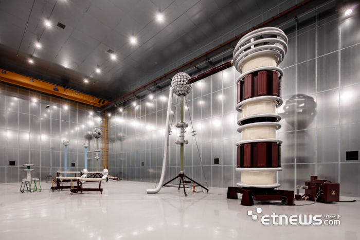 AC 초고압 시험설비.