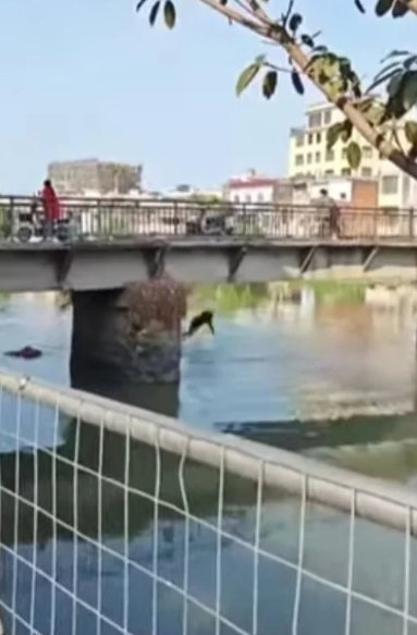 만취 상태의 아버지가 아내와 다투던 중 생후 얼마 되지 않은 자신의 아기를 강물에 내던지는 사건이 발생했다. 사진=더선