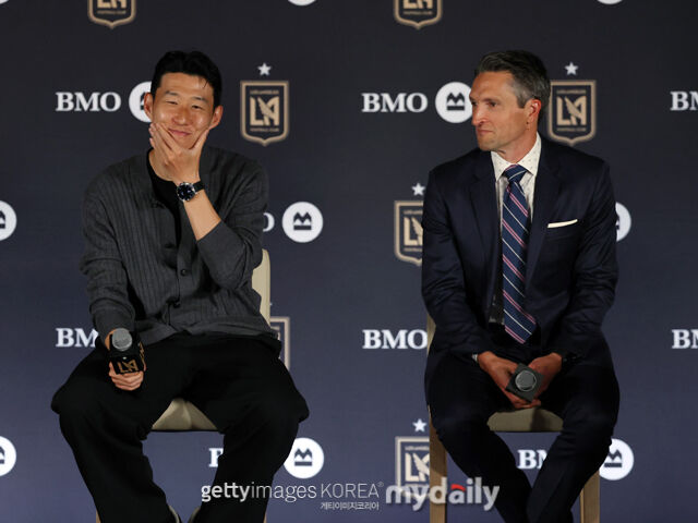 손흥민과 토링턴 LAFC 공동 회장/게티이미지코리아