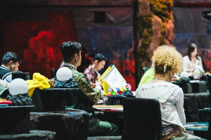 디즈니+의 오리지널 예능 콘텐츠 '운명전쟁49'의 한 장면. 사진제공=디즈니+