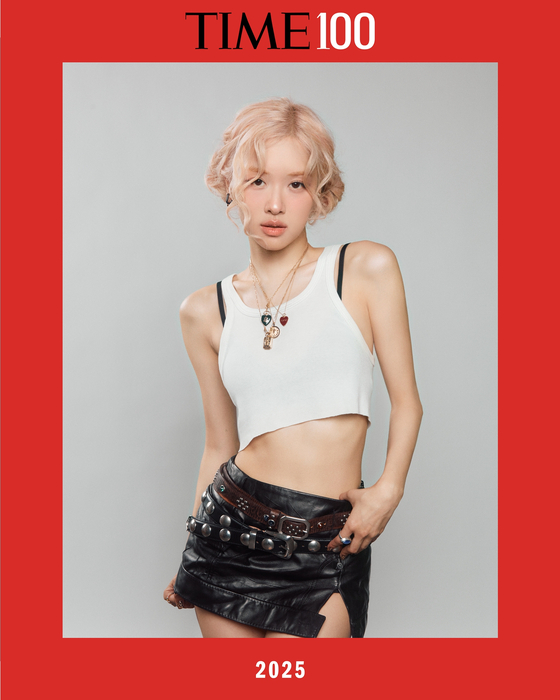 지난해 미국 시사주간지 타임이 선정한 '세계에서 가장 영향력 있는 100인' 명단에 이름을 올린 로제. 사진제공=더블랙레이블