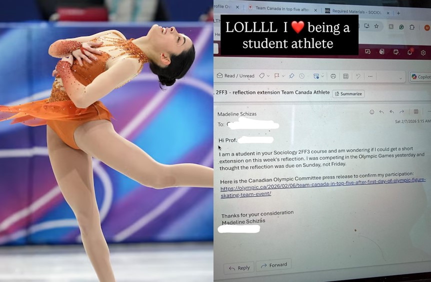 From Ice to Academia: Maddie Szyszka’s Hilarious Assignment Deadline Mix-Up at Milan Olympics