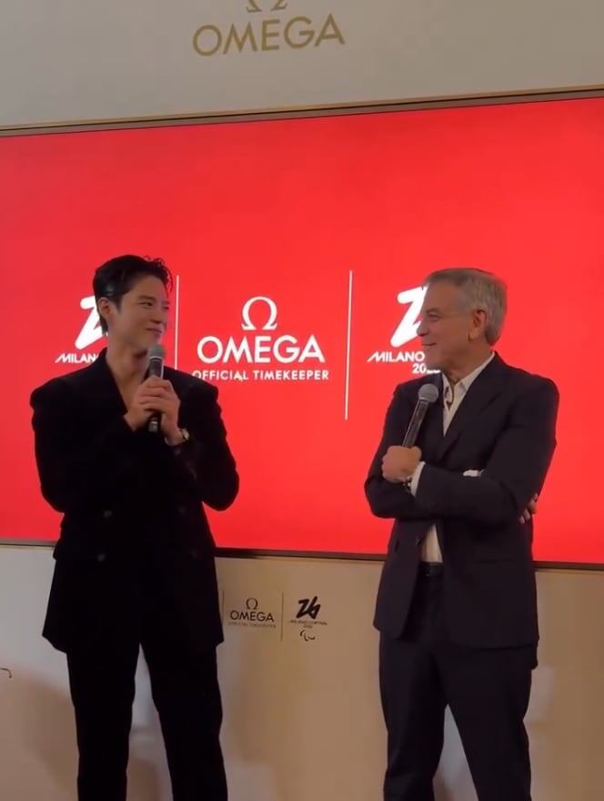 배우 박보검과 할리우드 배우 조지 클루니./엑스(X·옛 트위터)