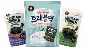 만전식품의 신제품인 줄줄이 조미김 트래블팩.