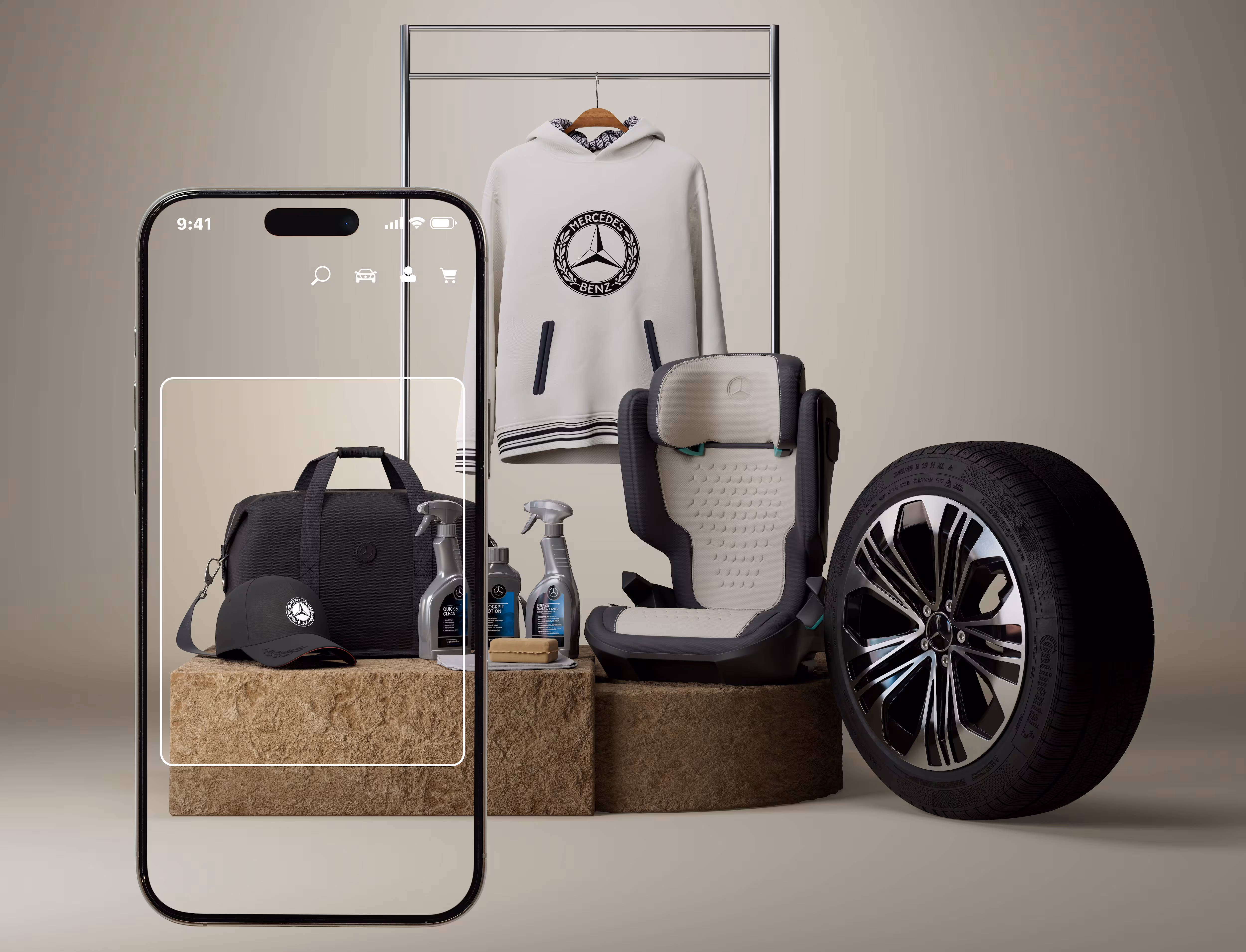 메르세데스-벤츠 코리아가 판매 중인 라이프스타일 제품들./벤츠 코리아 제공