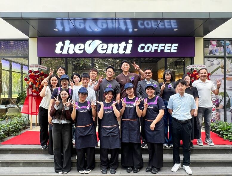 커피 프랜차이즈 더벤티의 베트남 호찌민 2호점 '빈홈즈 그랜드 파크점.' /더벤티 제공