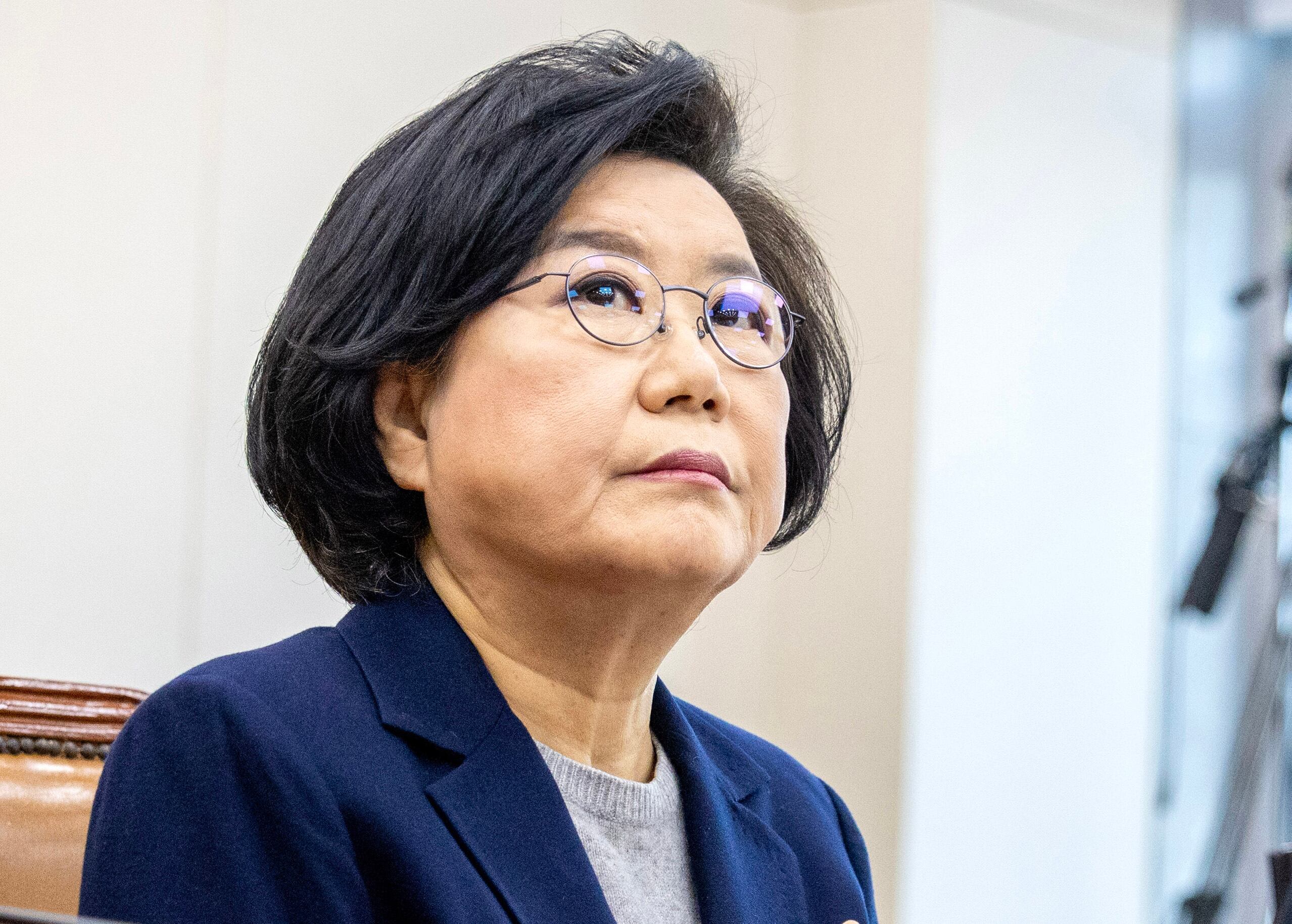 지난달 23일 국회에서 열린 인사청문회에 출석한 이혜훈 장관 후보자. /뉴스1