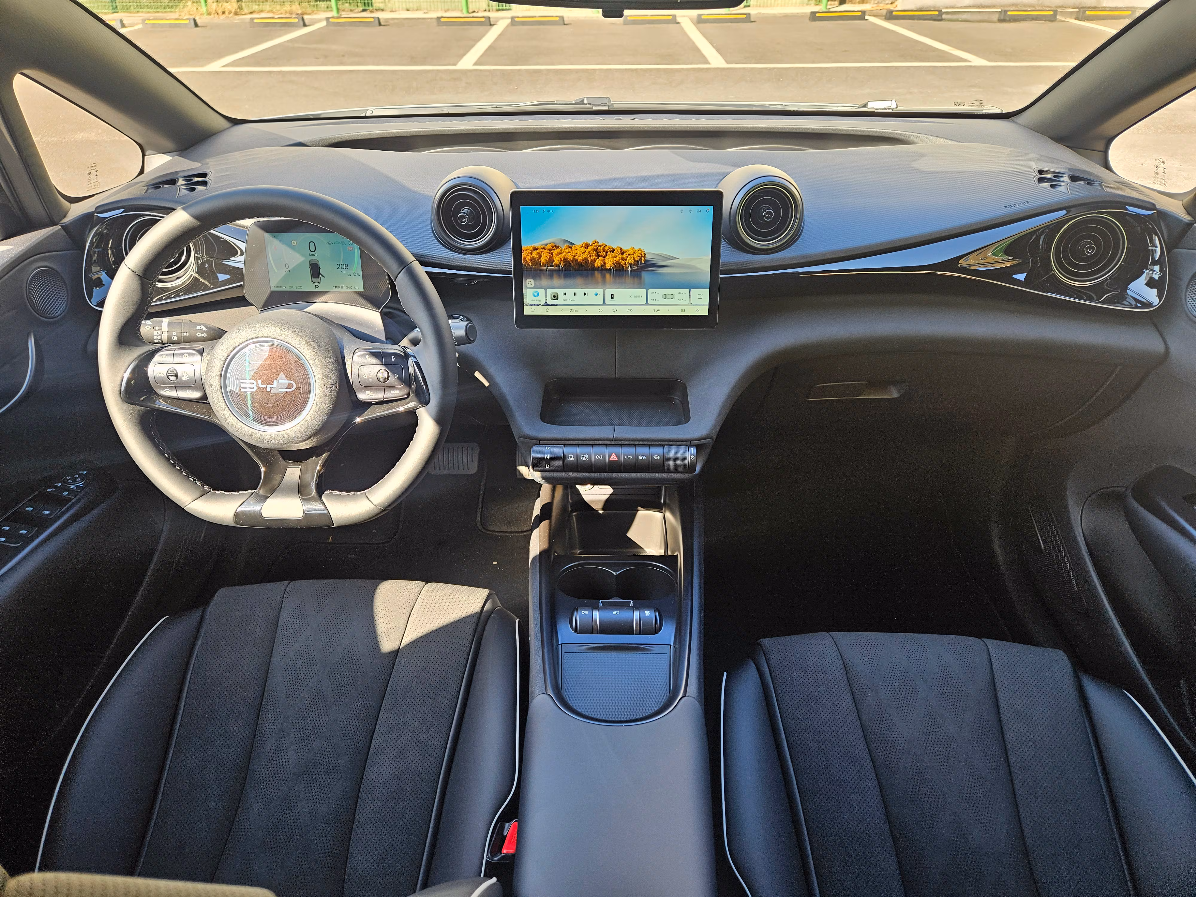 BYD 돌핀의 1열. /김지환 기자