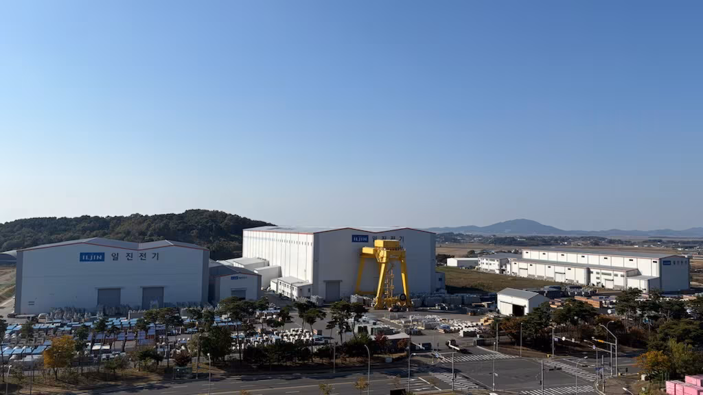 일진전기 충남 홍성공장 전경./일진전기 제공