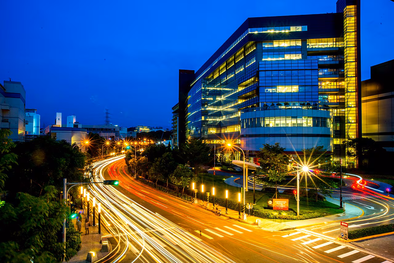 대만 신주과학단지 내에 있는 TSMC 팹 12B 전경 /위키피디아