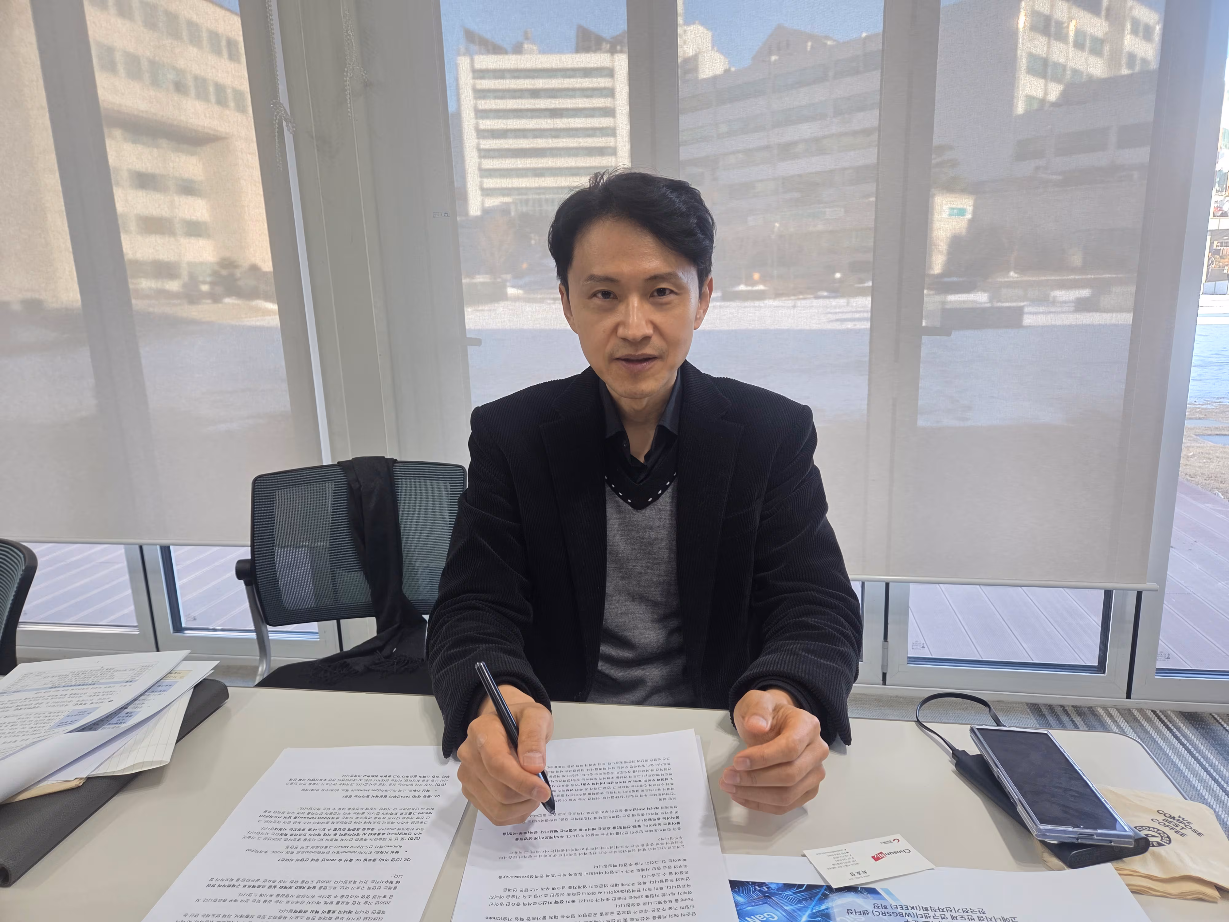 지난달 13일 광운대 80주년기념관에서 만난 구상모 교수. 그는 차세대 전력반도체 추진단 단장을 맡았다./최효정 기자