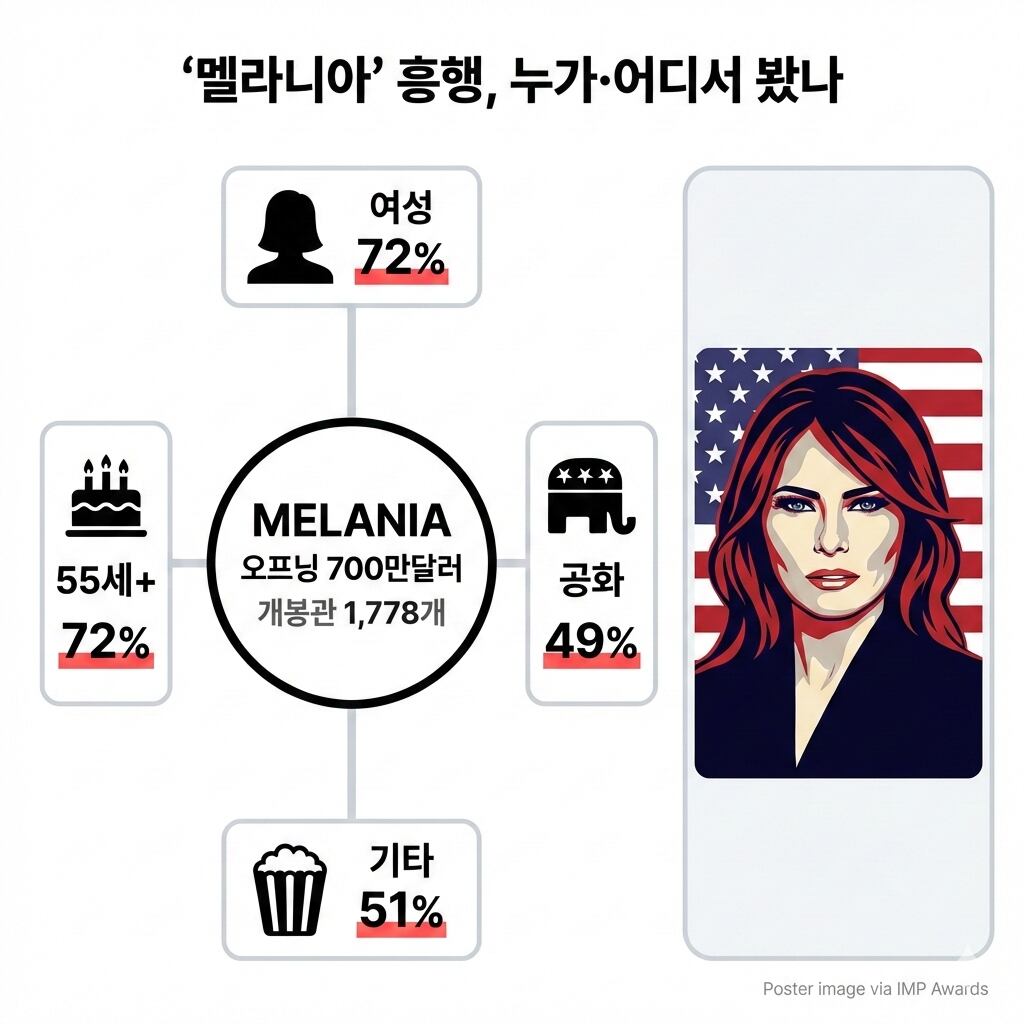 멜라니아, 누가 어디서 봤나