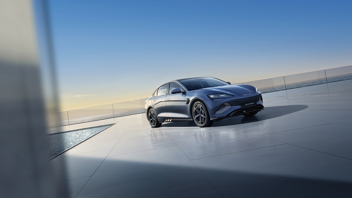 BYD의 전기 세단 씰 후륜구동. / BYD코리아