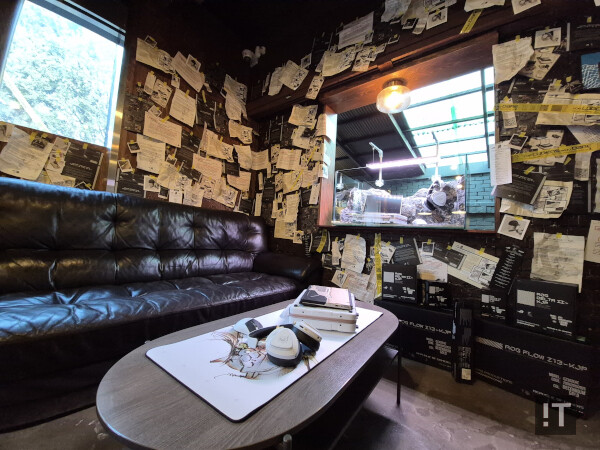 ‘데스 스트랜딩’의 분위기를 살린 내부 디자인이 눈에 띈다. / 권용만 기자