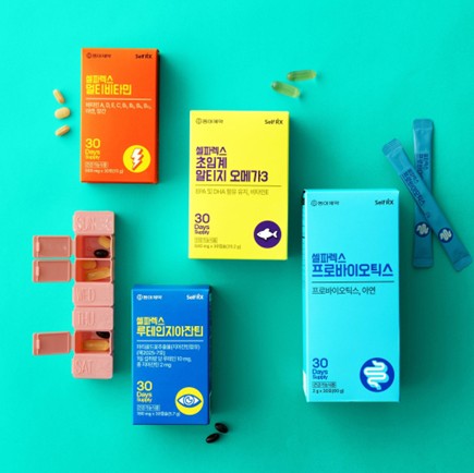 배달의민족 운영사 우아한형제들은 12일부터 동아제약과 협업한 '5000원 필수 영양제 4종'을 B마트에서 단독 판매한다. / 우아한형제들