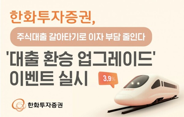 한화투자증권은 3월 말까지 대출 환승 업그레이드 이벤트를 실시한다. /한화투자증권