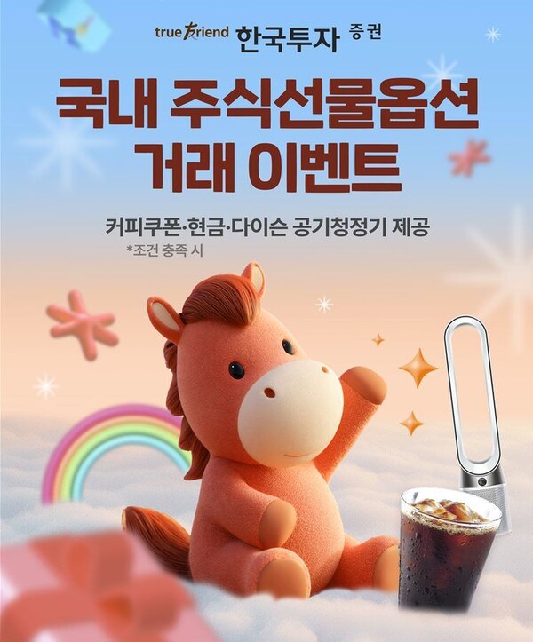 한국투자증권은 4월 6일까지 ‘국내 주식선물옵션 거래 이벤트’를 진행한다. /한국투자증권