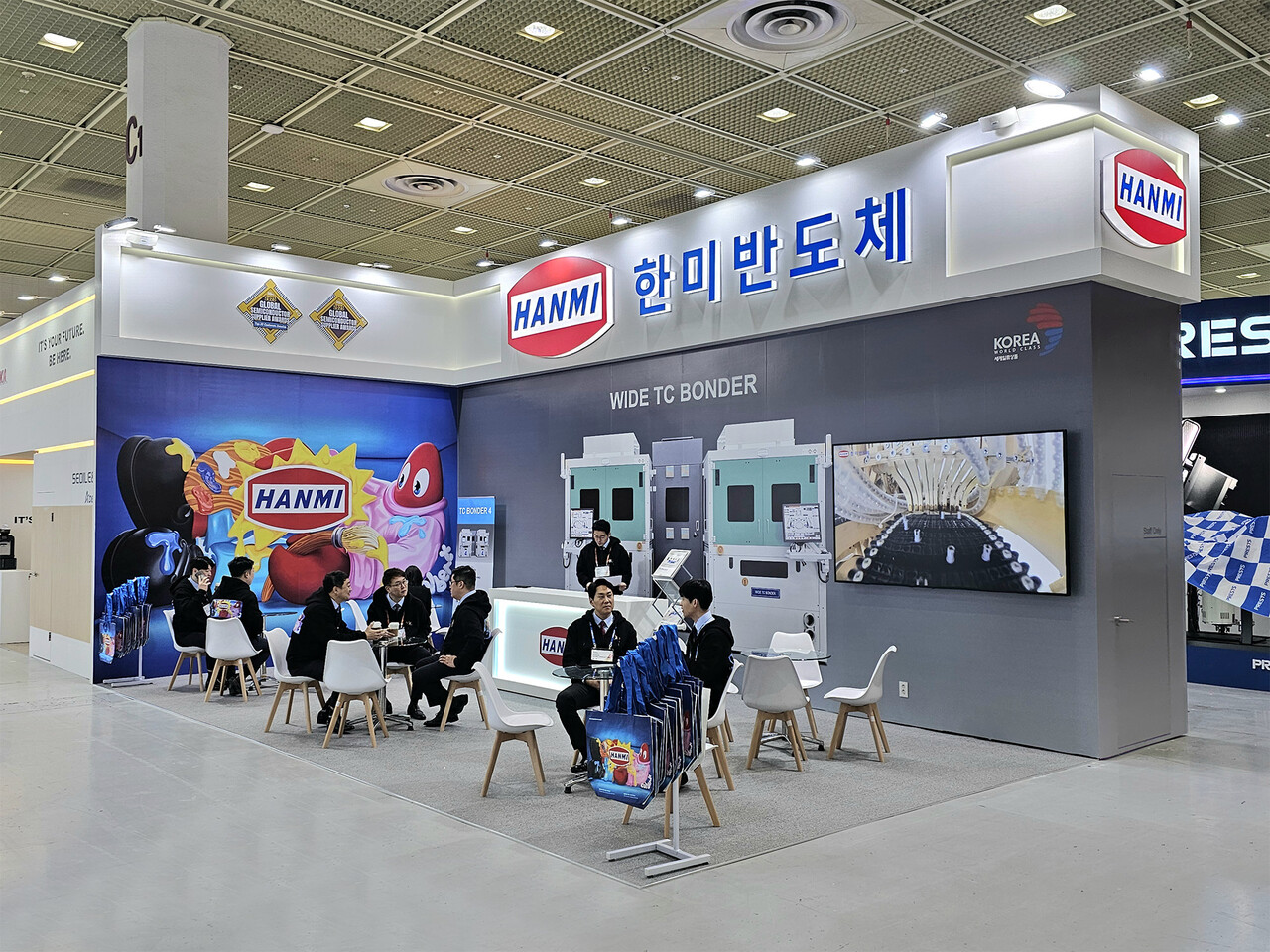 ‘2026 세미콘 코리아’ 한미반도체 부스 / 한미반도체