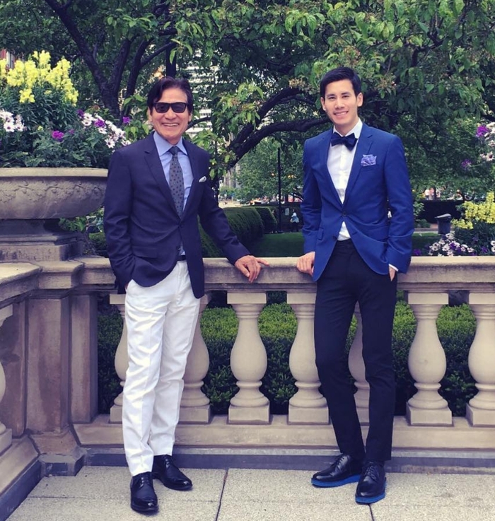 &nbsp;       The late Ahn Sung-ki and Ahn Da-bin. Photo | Ahn Da-bin\'s Instagram