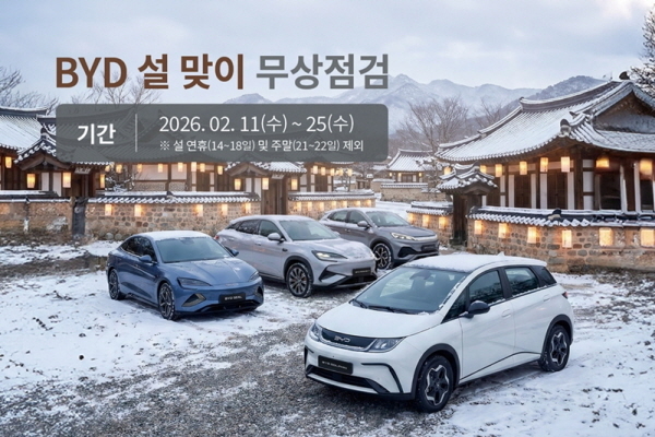 BYD Korea’s Free Inspection Campaign: 8 Days to Ensure Your EV is Holiday-Ready!