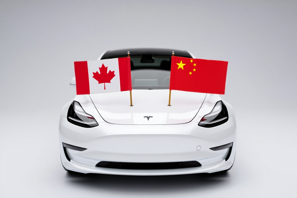 캐나다가 중국 전기차 수입을 허용했다. [사진: Reve AI]