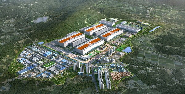 SK하이닉스 용인 반도체 클러스터 완공 조감도 [사진: 용인시]