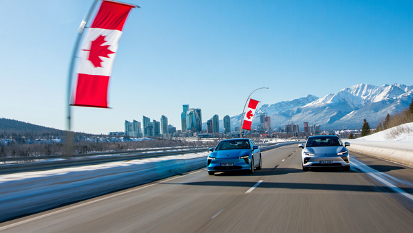 캐나다가 중국 전기차를 수용한다. [사진: Reve AI]