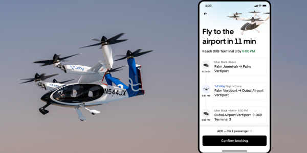 우버가 두바이에서 에어택시 서비스 우버 에어를 공개했다. [사진: 우버]
