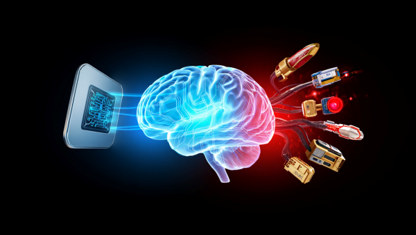 중국은 정책 지원과 대규모 임상 자원, 강력한 제조 역량을 기반으로 BCI 산업에서 빠르게 앞서가고 있다 [사진: Reve AI]