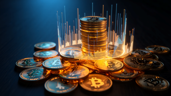 인플레이션 시대 '노후 2억원' 논의가 재점화되며 비트코인을 대안 자산으로 보는 시각과 '암호화폐 대여' 등 운용 방식이 함께 주목받고 있다. [사진: Reve AI]