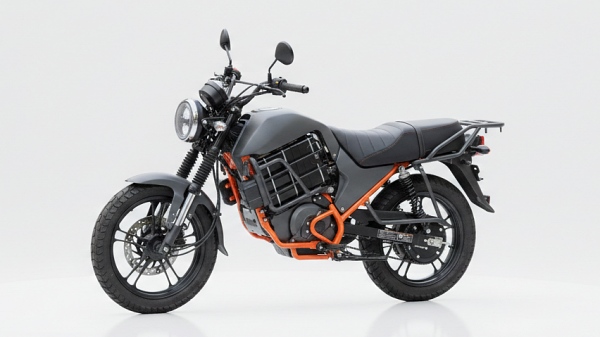 혼다의 전기 모터사이클 특허를 바탕으로 구성한 완성차 예상도 [사진: 제미나이]