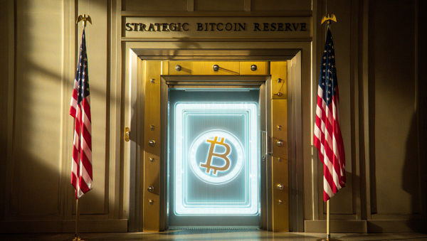 트럼프 대통령의 국정연설이 경제 성과에 집중되면서, 암호화폐는 여전히 정책 우선순위에서 밀려나 있는 것으로 보인다 [사진: Reve AI]