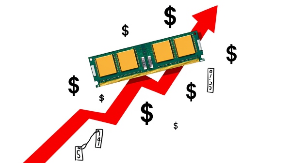 메모리(RAM) 가격 상승으로 소비자들이 가격 부담에 직면하고 있다. [사진: Reve AI]