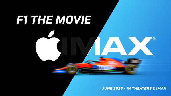 애플이 2026년 F1 그랑프리를 아이맥스에서 상영할 예정이다.  [사진: Reve AI]