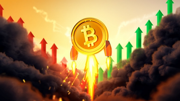 비트코인이 바닥을 치고 재상승할 것이라는 낙관적인 전망이 나왔다 [사진: Reve AI]
