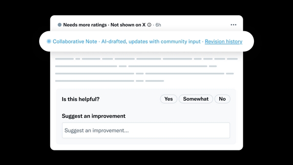 엑스가 커뮤니티 노트에 AI를 도입한다. [사진: 엑스]