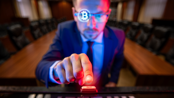 스트래티지가 비트코인을 매각할지를 두고 많은 의견이 오가고 있지만, 당분간은 현재와 같은 기조를 이어갈 것으로 보인다. [사진: Reve AI]