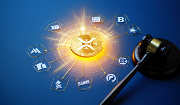 브래드 갈링하우스 리플 CEO가 클래리티 법안 통과 가능성을 90%로 전망한 가운데, 구글 제미나이는 미국 은행 시스템 통합 여부에 따라 XRP 가격 시나리오를 제시했다. [사진: Reve AI]