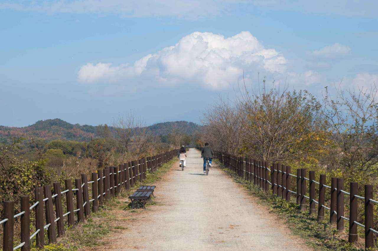 자전거 빌려서 여유 즐기기 / 사진=한국관광공사 포토코리아@한승호