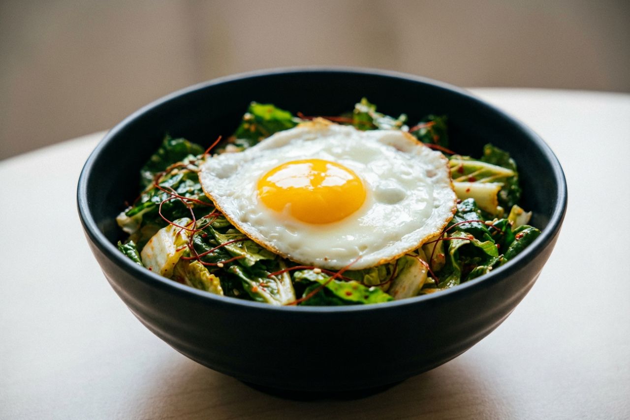 갑자기 떠오르는 강호동 봄동 비빔밥 / Designed by Freepik