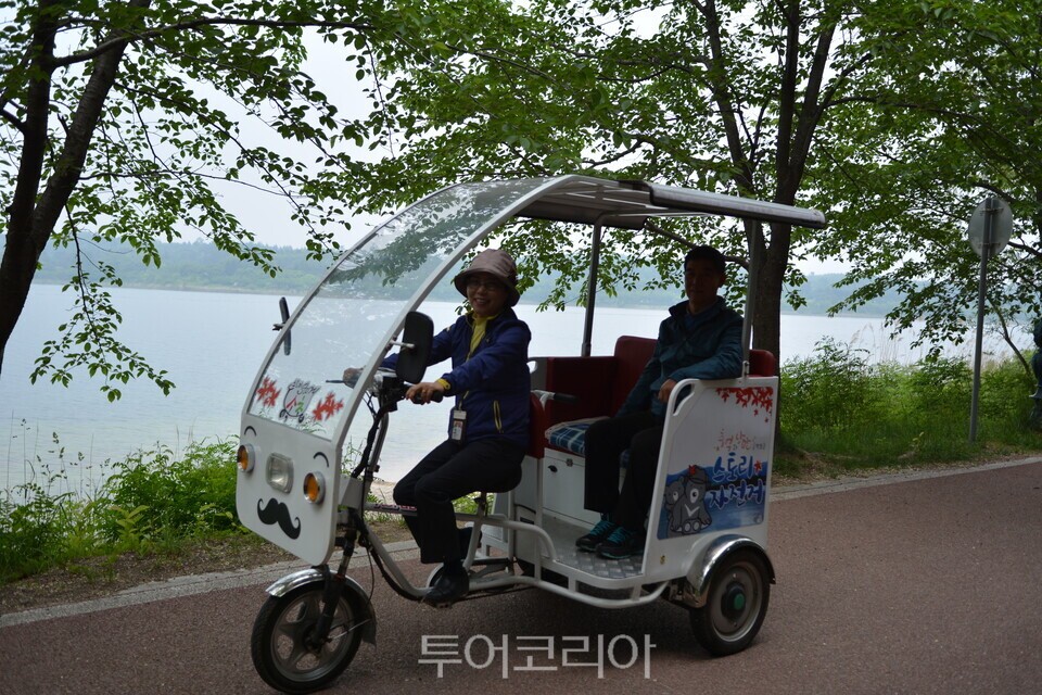 속초 영랑호 자전거 타기 Ⓒ투어코리아