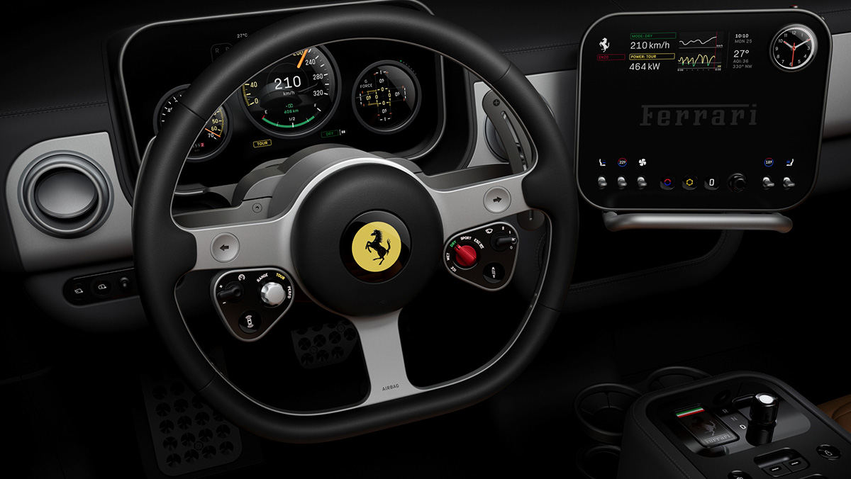 Ferrari Luce: The First Electric Car That Redefines Luxury with Mechanical Controls