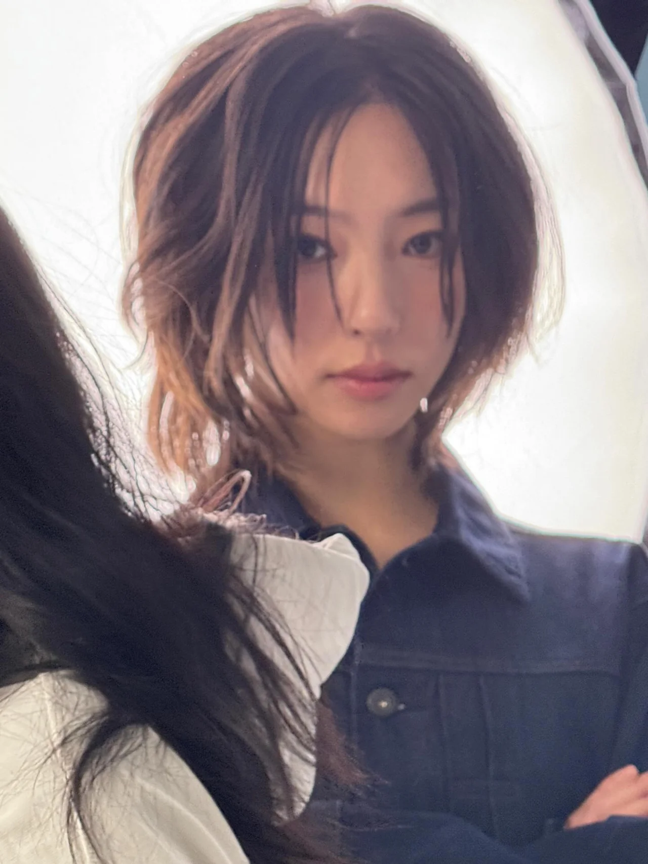 &nbsp;     Triple Layered Top | Experimental Layering That\'s a Masterclass in Color and Texture Play / Photo: Lee Jin-yi\'s Instagram