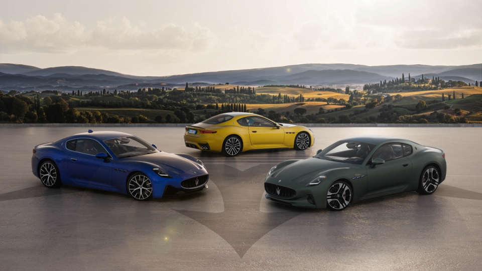 &nbsp;     Maserati GranTurismo lineup. Provided by Maserati